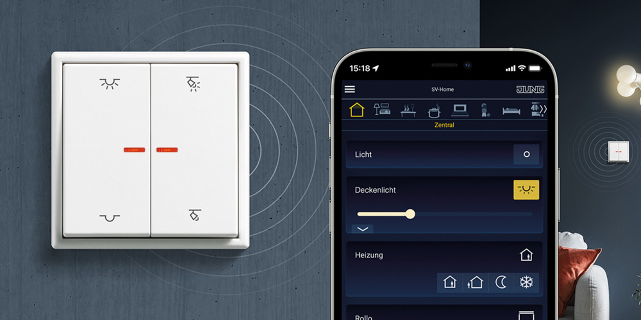 KNX RF Taster bei Elektro Lehnhoff GmbH in Wächtersbach