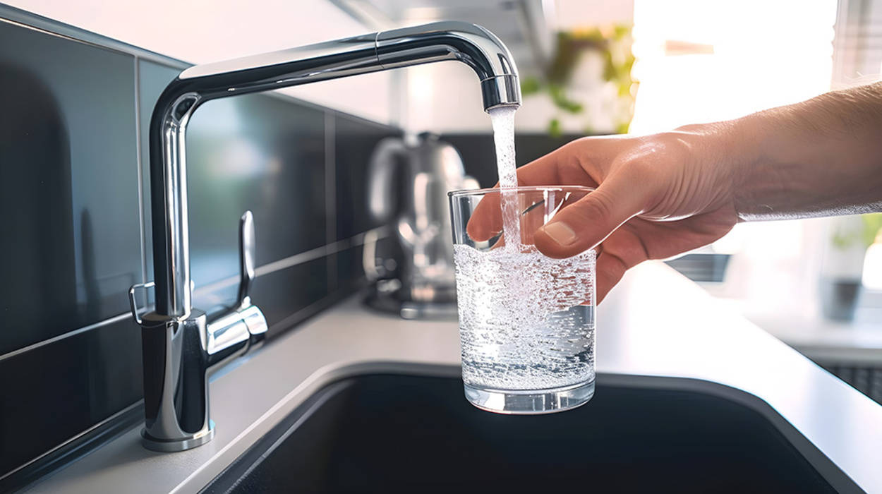 Trinkwasser­installation bei Elektro Lehnhoff GmbH in Wächtersbach